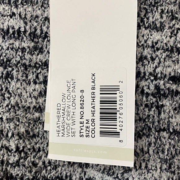 New! Softies Marshmallow Crew Neck Lounge Set
Heather black - Picture 7 of 9